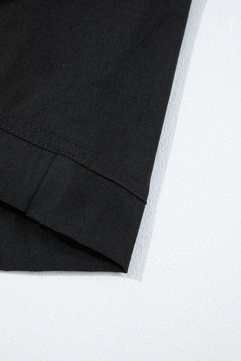 Sporty Functional Cargo Pocket Elastic Waist Active Performance Skort